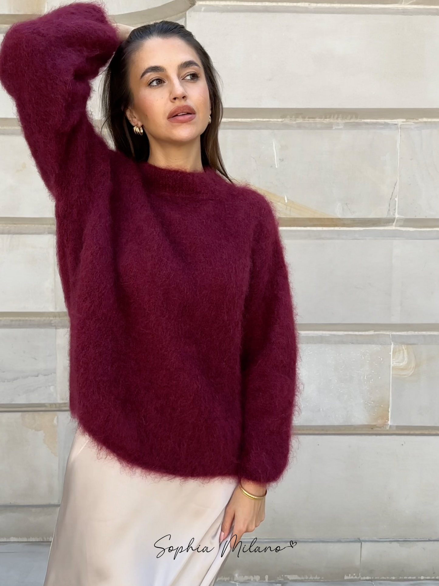 Sophia | Mohair Crewneck